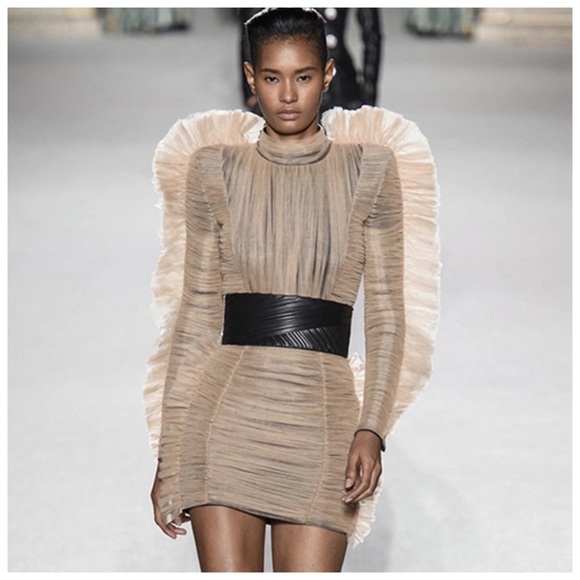 💕 The Solma Runway Pleated Tulle Dress - Picture 2 of 8